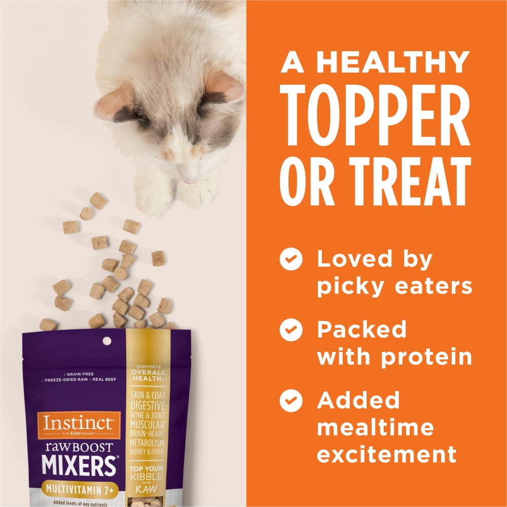 Foto 7 pulgar | Comida Para Gatos Instinct Raw Boost Mixers, 160 G, Más De 7 Años - Venta Internacional.