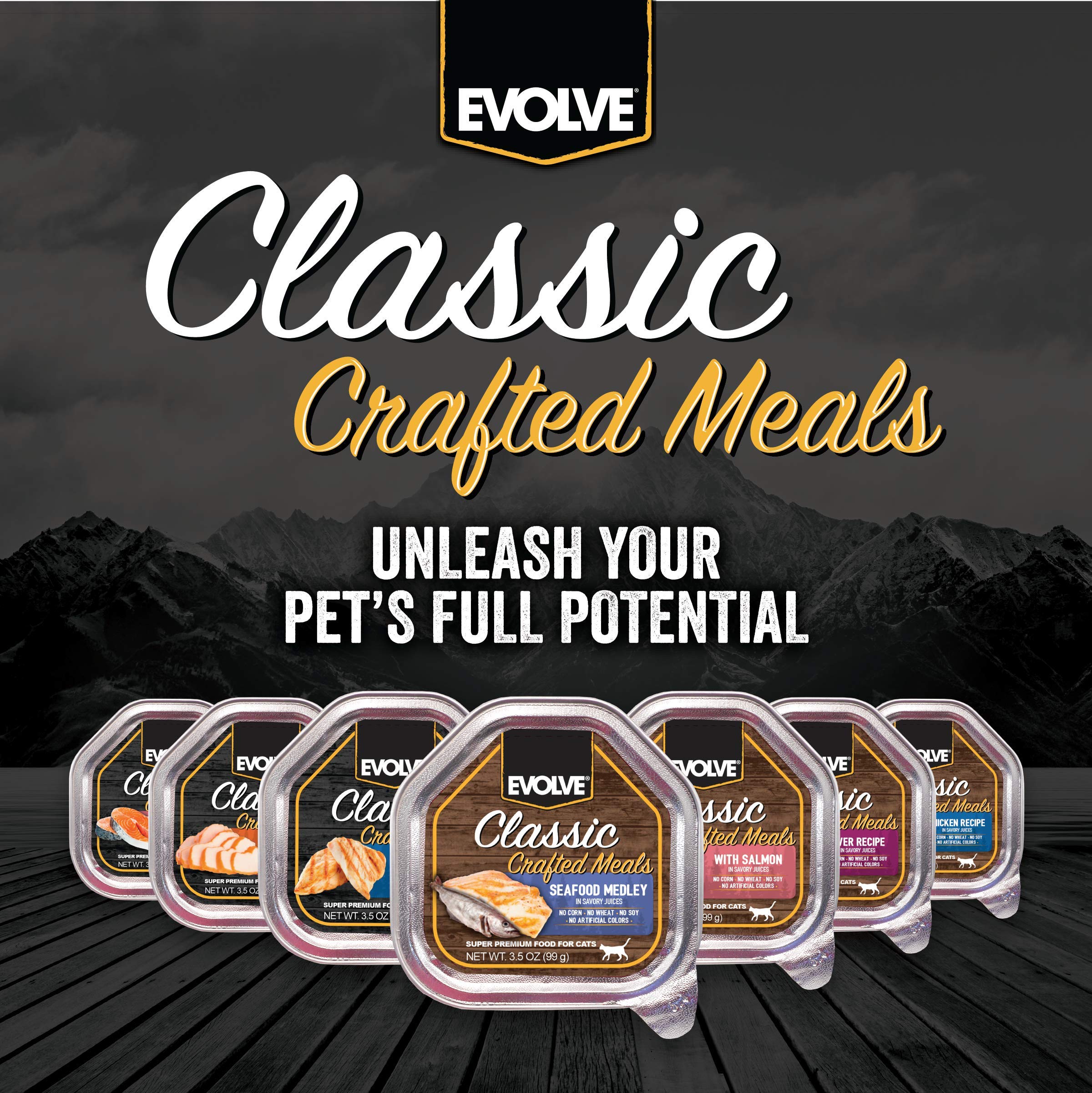 Foto 6 pulgar | Comida Para Perros Evolve Classic Crafted Meals Venison, 105 G (paquete De 15) - Venta Internacional.