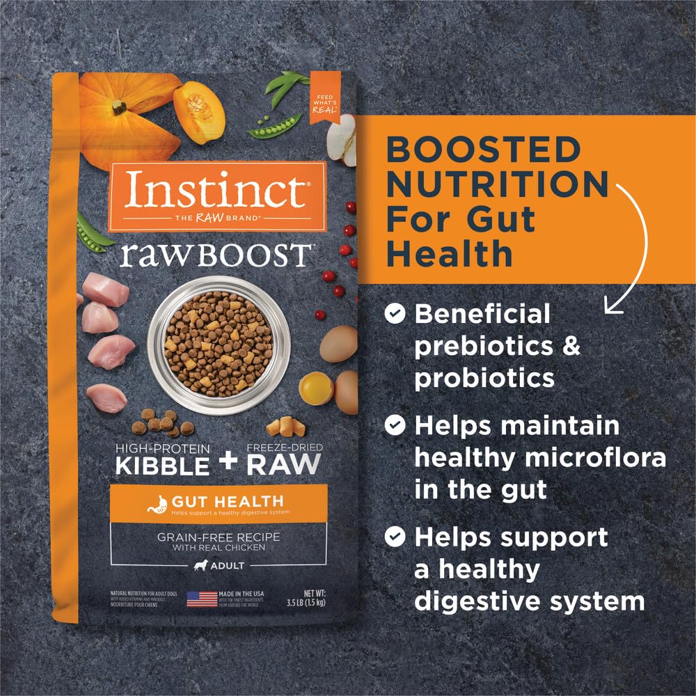 Foto 6 pulgar | Comida Para Perros Instinct Raw Boost Gut Health Pollo 1.6 Kg - Venta Internacional.