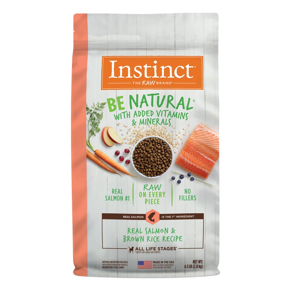 Comida Para Perros Instinct Be Natural Con Salmón Y Arroz Integral, 2,04 Kg - Venta Internacional.