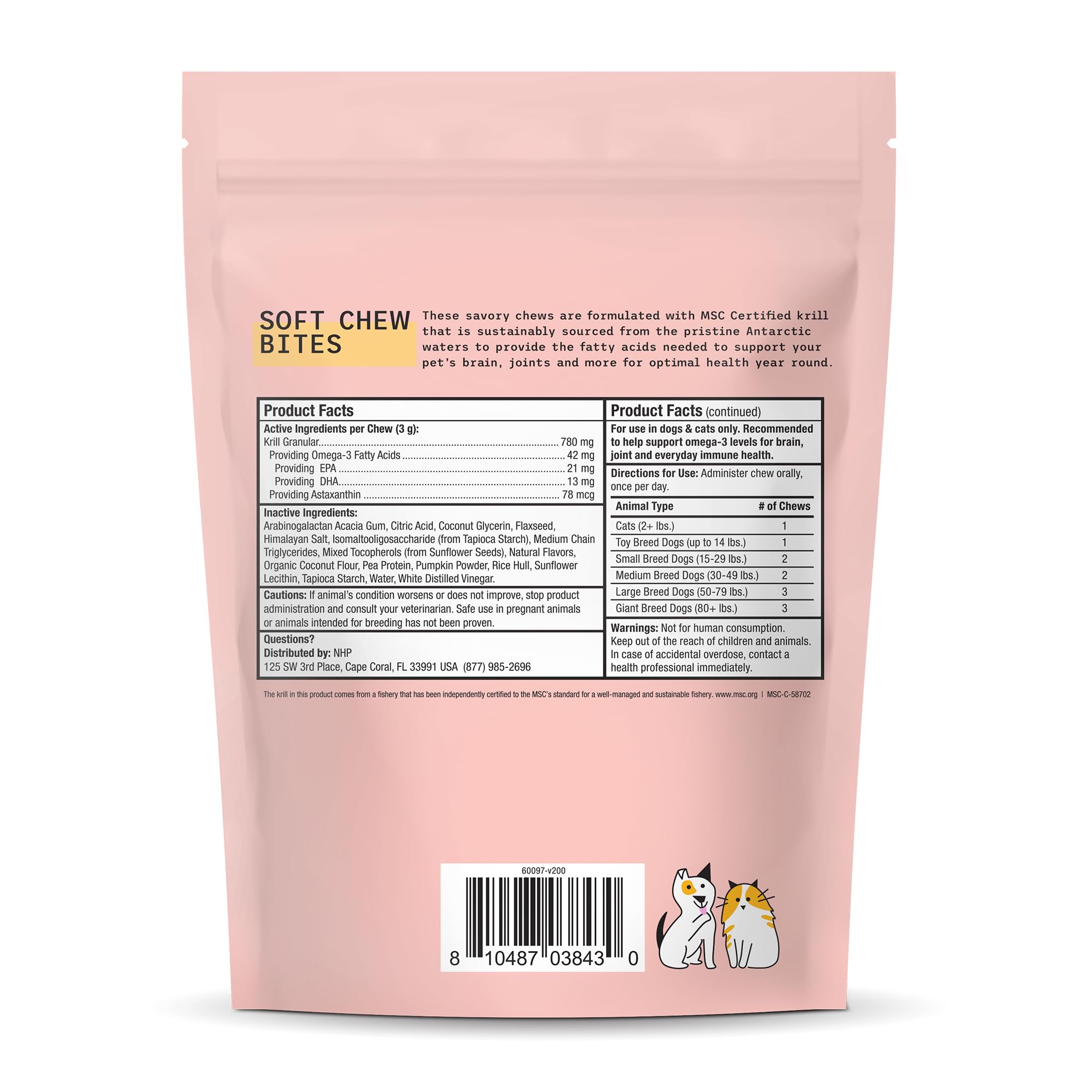 Foto 4 pulgar | Pet Treat Dr. Mercola Bark & Whiskers Antarctic Krill Bites - Venta Internacional.