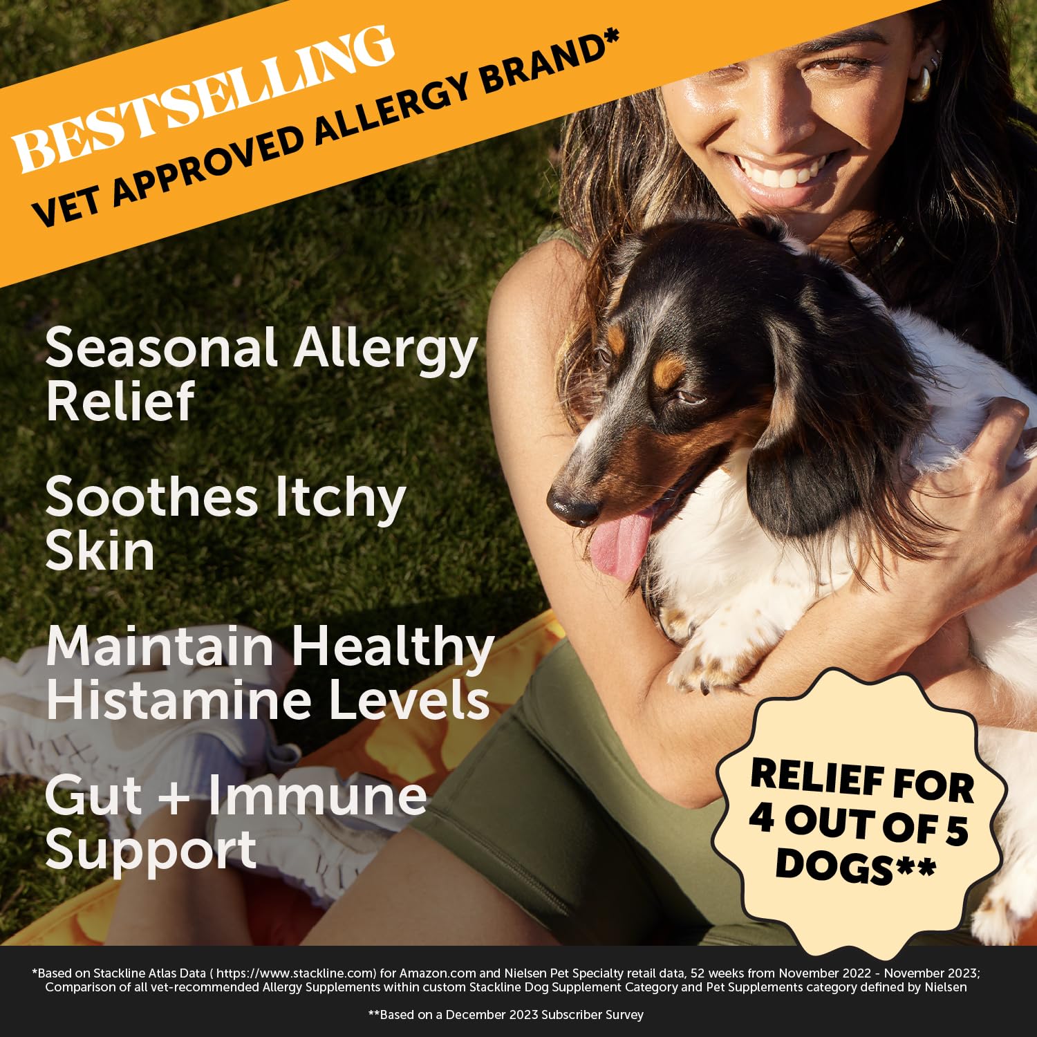 Foto 3 pulgar | Suplemento Pet Honesty Para Aliviar La Picazón De La Alergia Para Perros, 90 Masticables - Venta Internacional.