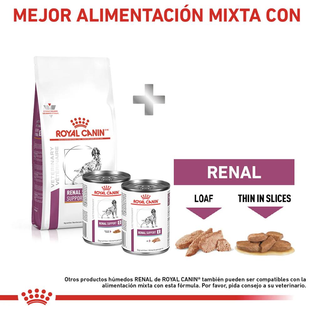 Foto 3 pulgar | Royal Canin Renal Support D Morsels In Gravy Canine Lata 0.37 Kg Original Sellado Caja Con 24 Pzas
