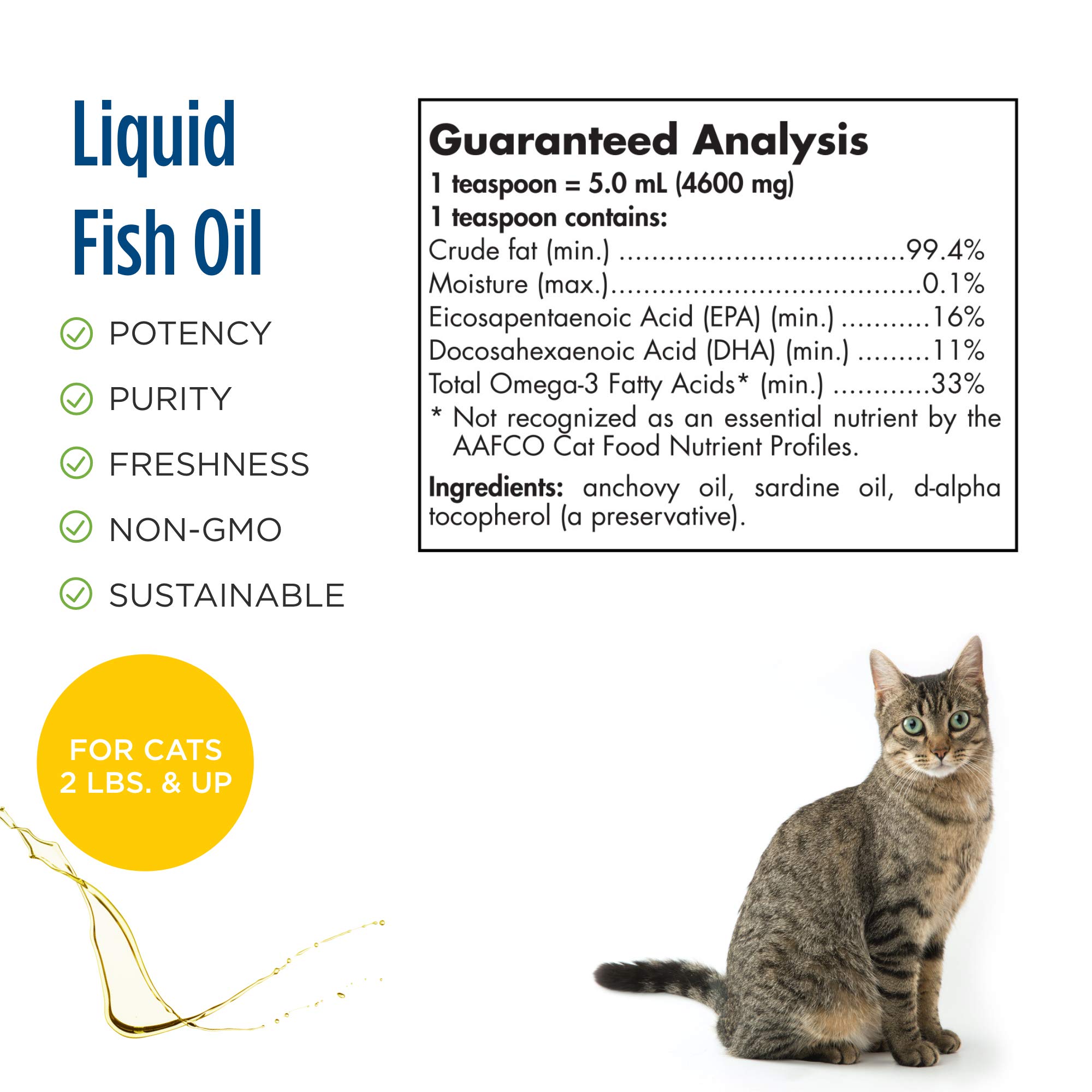 Foto 2 | Suplemento Omega-3 Cat De Nordic Naturals, 60 Ml, 304 Mg De Omega - Venta Internacional.
