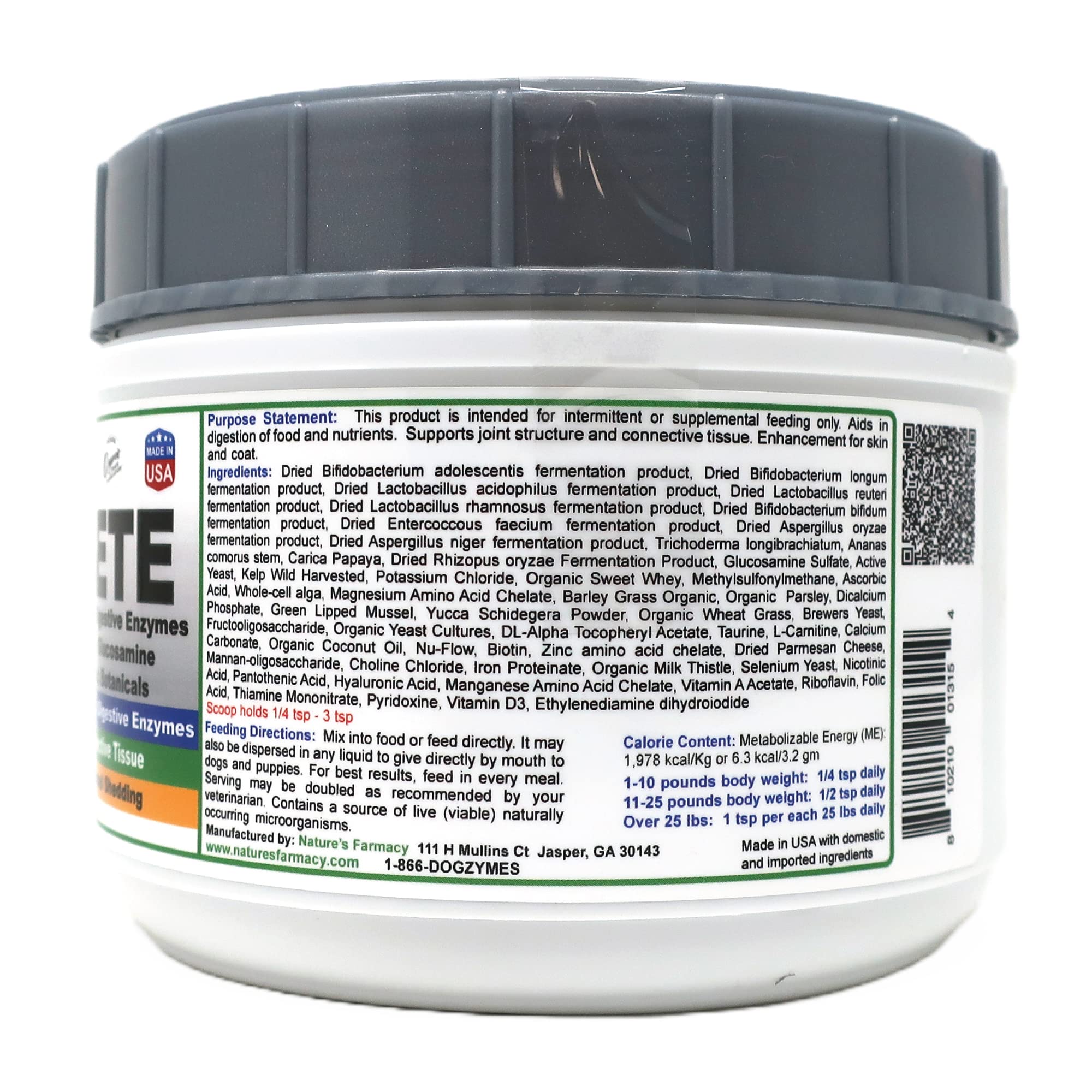 Foto 3 pulgar | Suplemento Dogzymes Complete Probiotics 454g Para Perros - Venta Internacional.