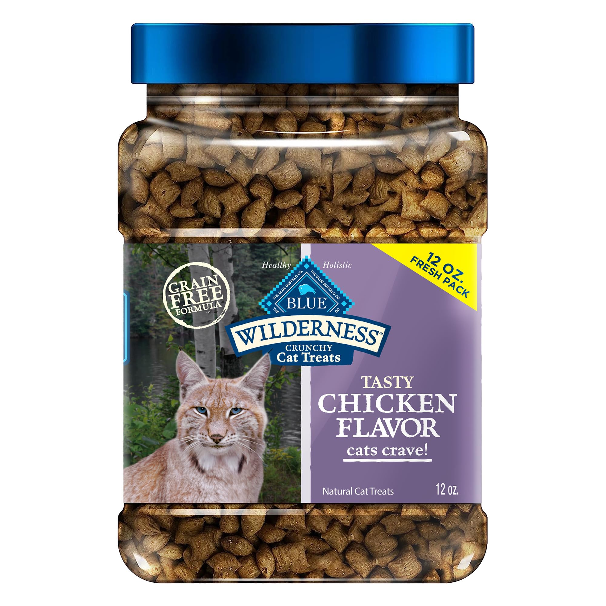 Foto 2 pulgar | Pollo Crujiente Cat Treats Blue Buffalo Wilderness, 340 Ml - Venta Internacional.