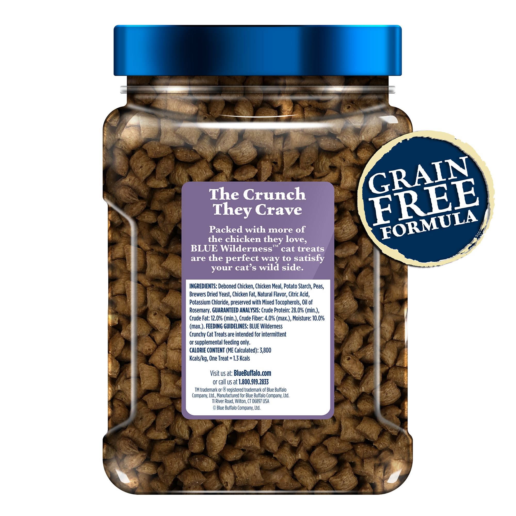 Foto 3 pulgar | Pollo Crujiente Cat Treats Blue Buffalo Wilderness, 340 Ml - Venta Internacional.