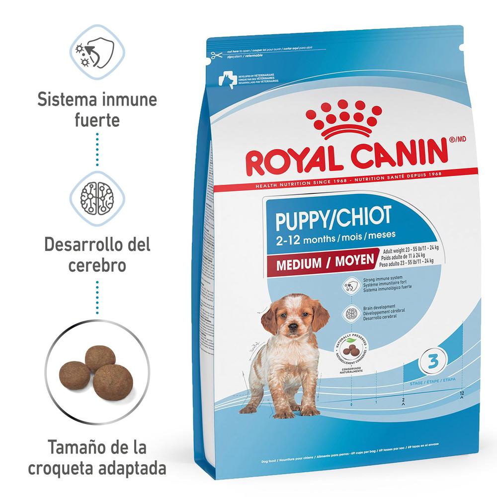 Foto 3 pulgar | Royal Canin Medium Puppy 2.7 Kg Original Sellado