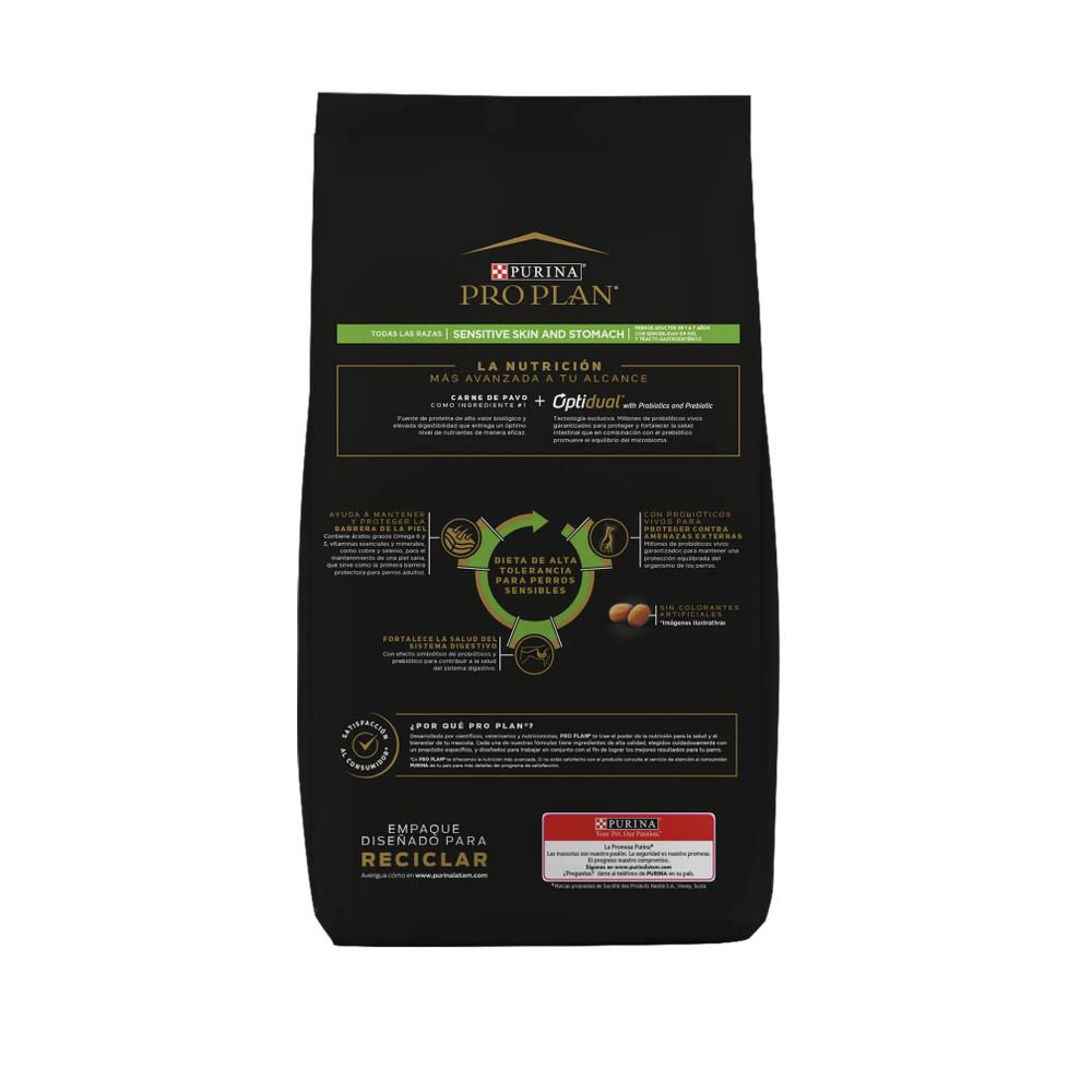 Foto 2 | Pro Plan Sensitive Skin & Stomach Adulto 3.5 Kg