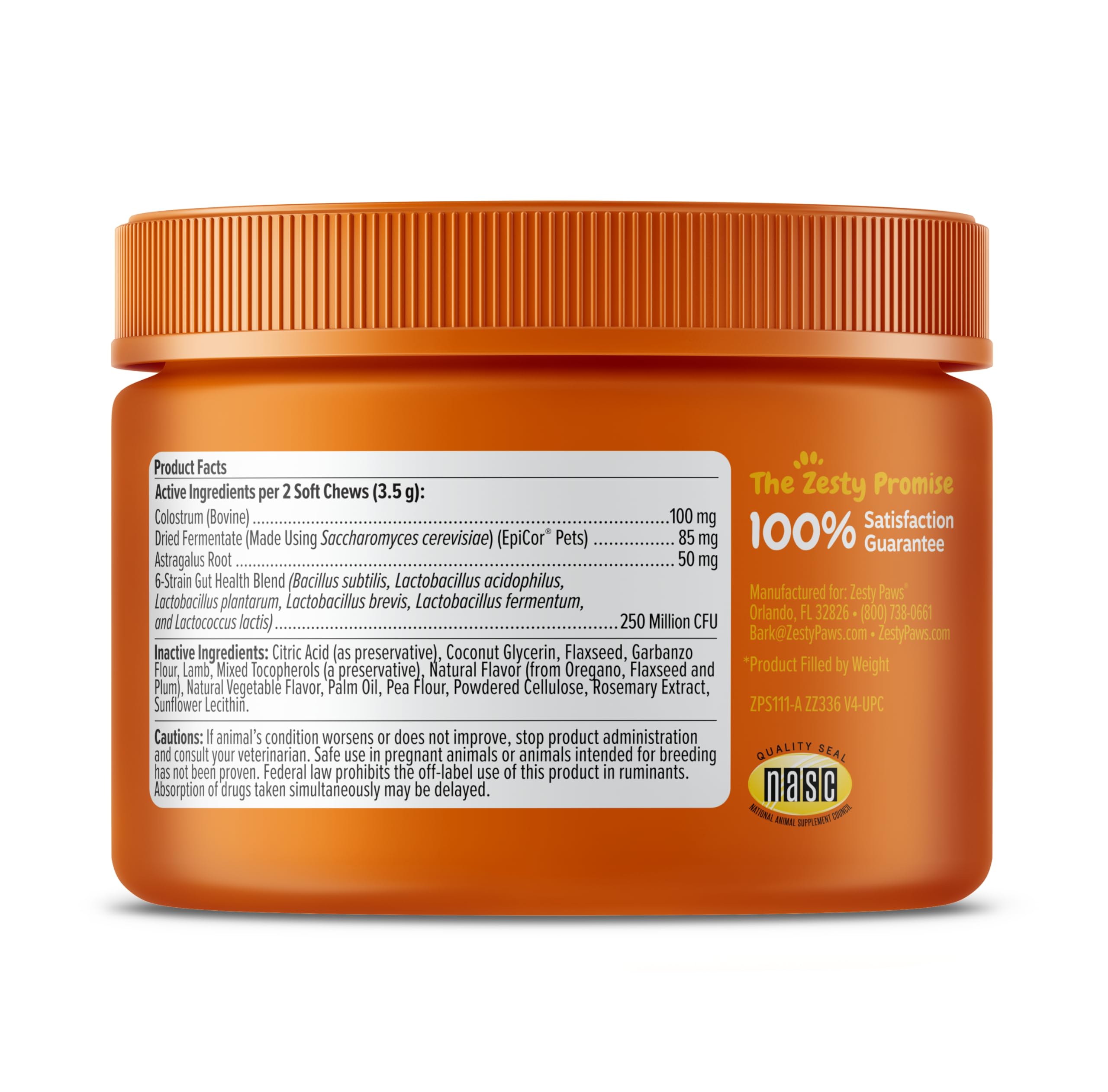 Foto 6 pulgar | Suplemento De Probióticos Omega 3 Para Aliviar La Alergia En Perros Zesty Paws - Venta Internacional.
