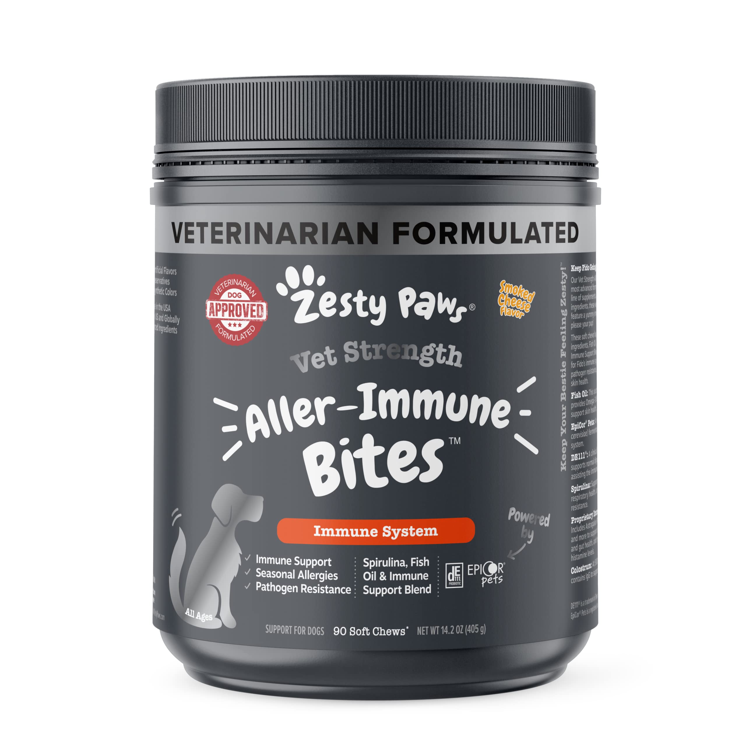 Foto 1 | Probióticos Zesty Paws Para Aliviar La Alergia En Perros, 90 Unidades - Venta Internacional.