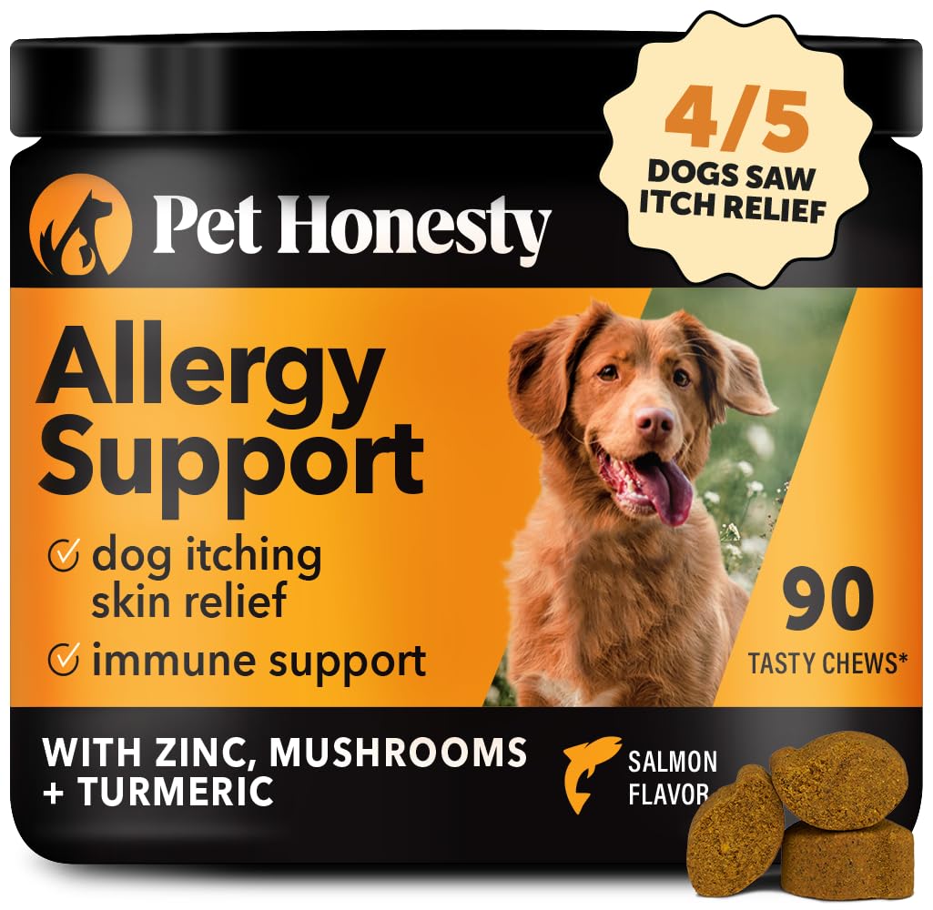 Foto 2 pulgar | Allergy Support Mastics Pet Honesty Para Perros, Inmunidad, Salmón - Venta Internacional.
