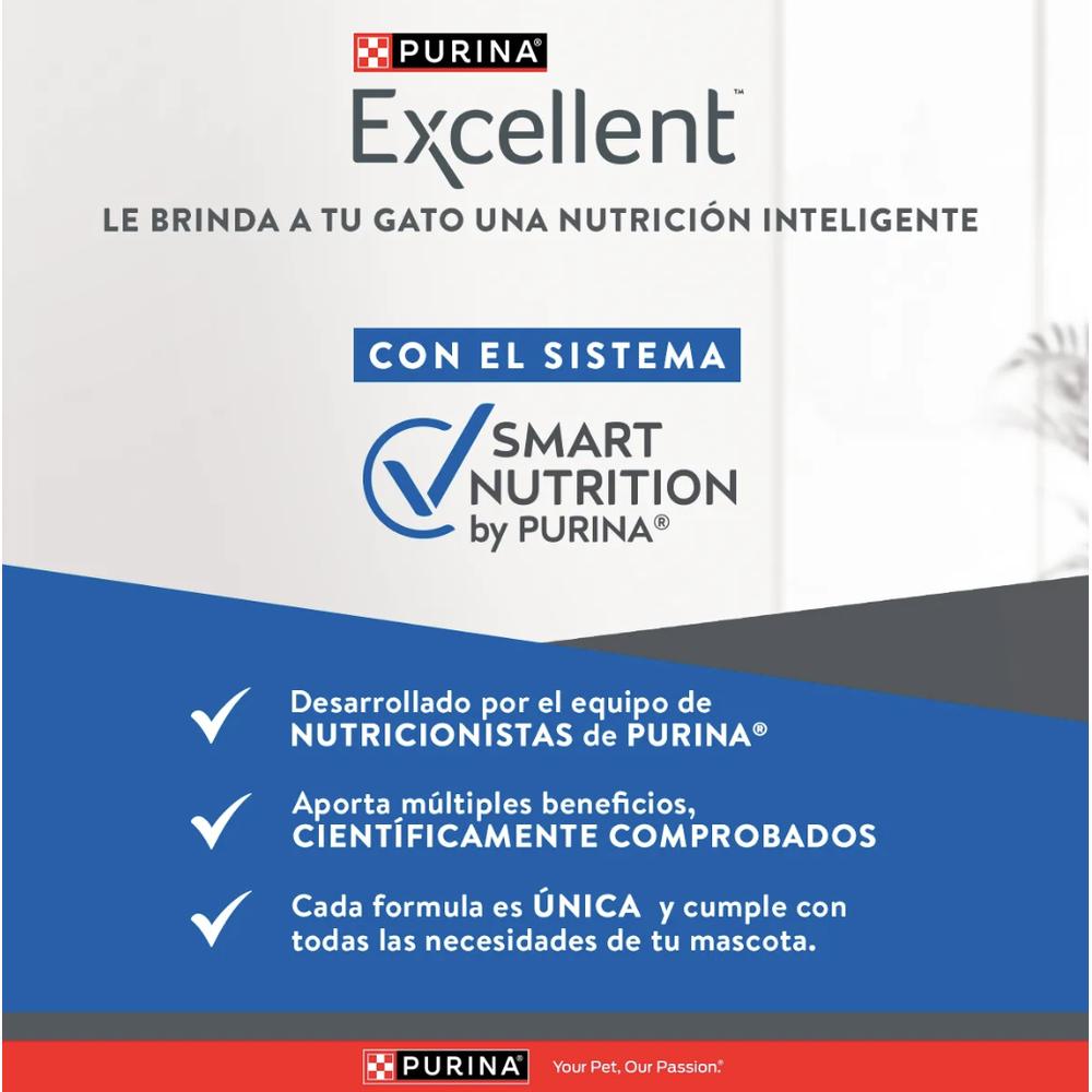 Foto 5 pulgar | Pro Plan Excellent Adulto Cat 3 Kg Original Sellado