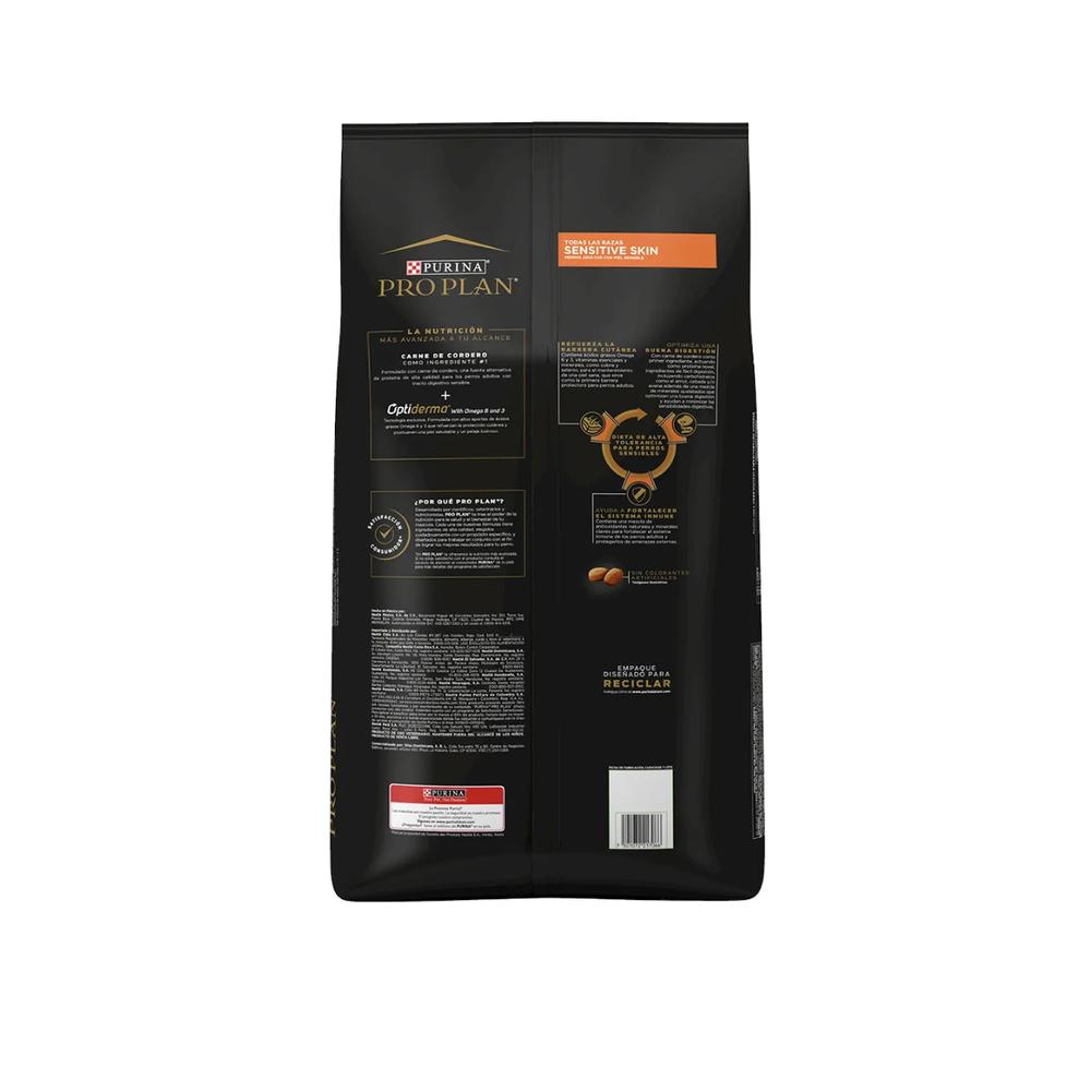 Foto 4 pulgar | Pro Plan Sensitive Skin Cordero Todas Las Razas 7.5 Kg