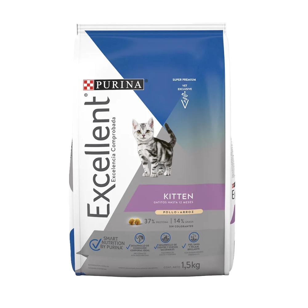 Foto 2 pulgar | Pro Plan Excellent Kitten 1.5 Kg Original Sellado