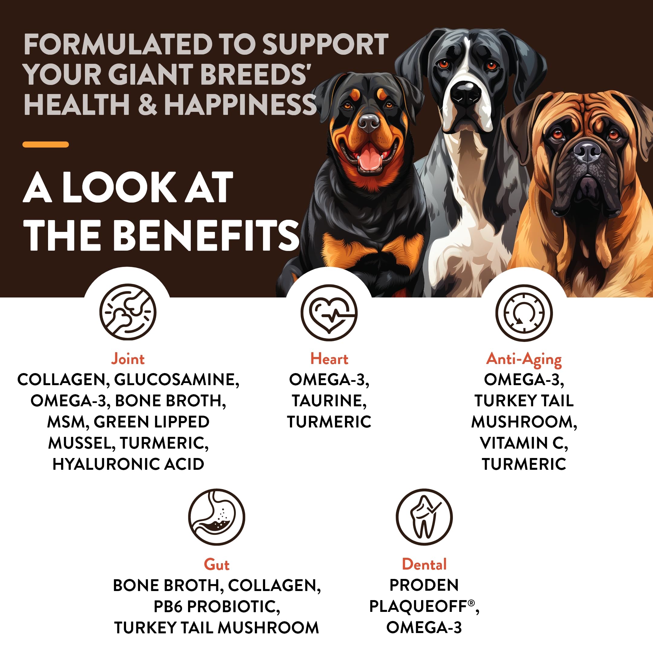 Foto 2 | Suplemento Para Perros Naturvet Giant Breeds Joint Support, 50 Masticables Blandos - Venta Internacional.