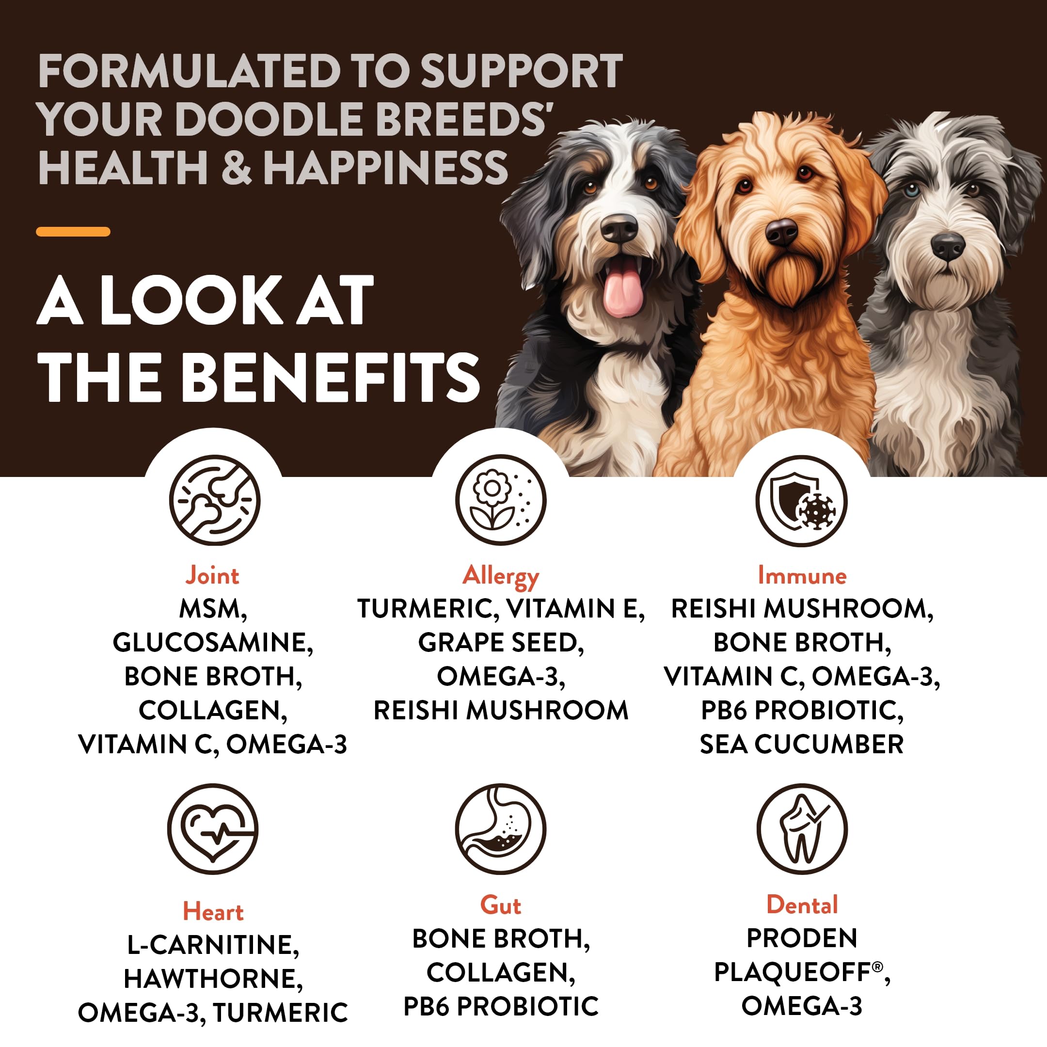 Foto 2 | Suplemento Naturvet Doodle Breeds para Perros - Venta Internacional