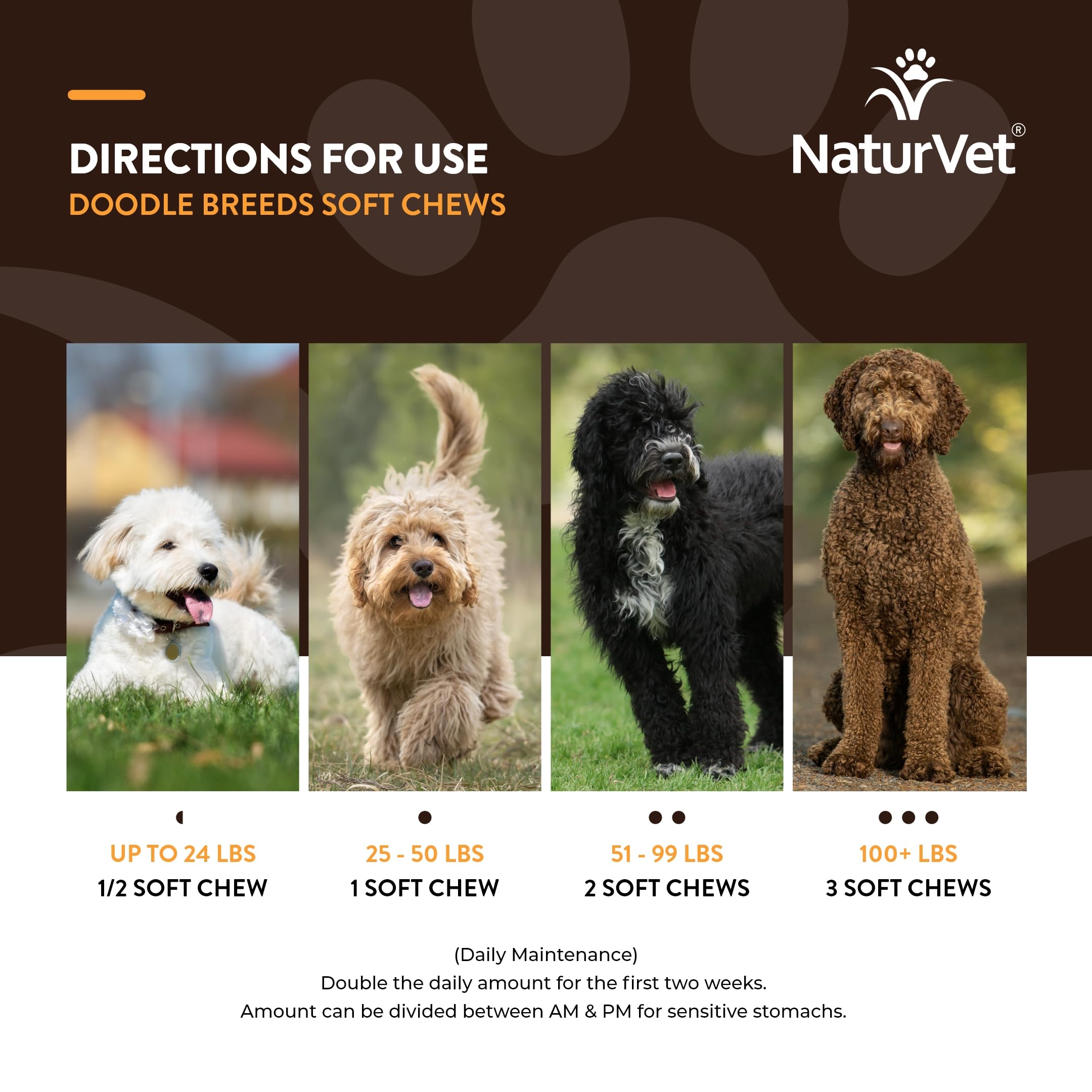Foto 6 pulgar | Suplemento Naturvet Doodle Breeds para Perros - Venta Internacional