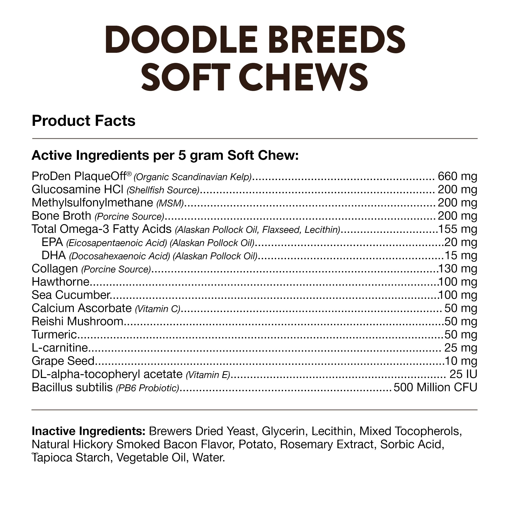 Foto 7 pulgar | Suplemento Naturvet Doodle Breeds para Perros - Venta Internacional