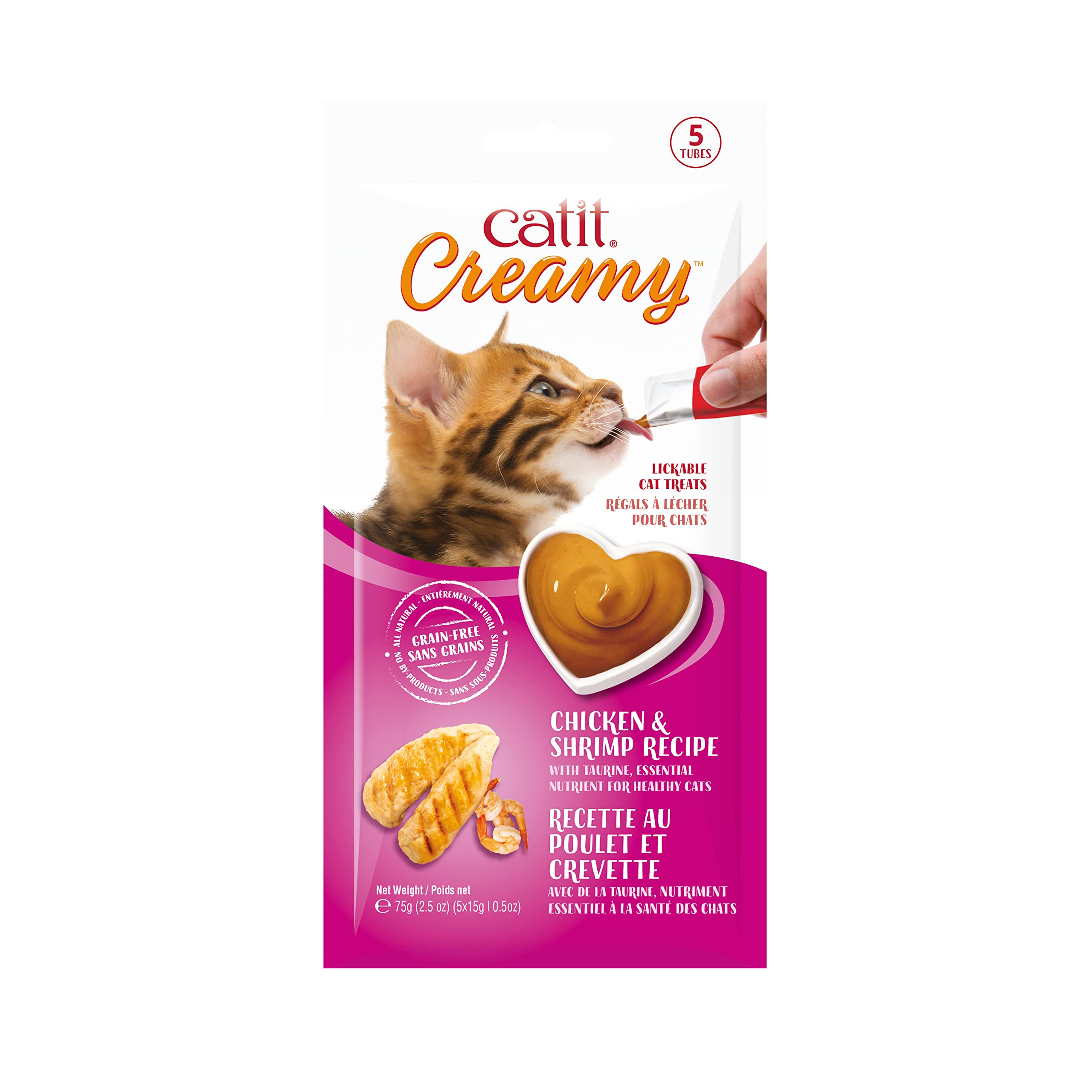 Foto 2 pulgar | Pollo Y Camarones Hidratantes Cremosos Cat Treat Catit  Lamibles Y Cremosos - Venta Internacional.