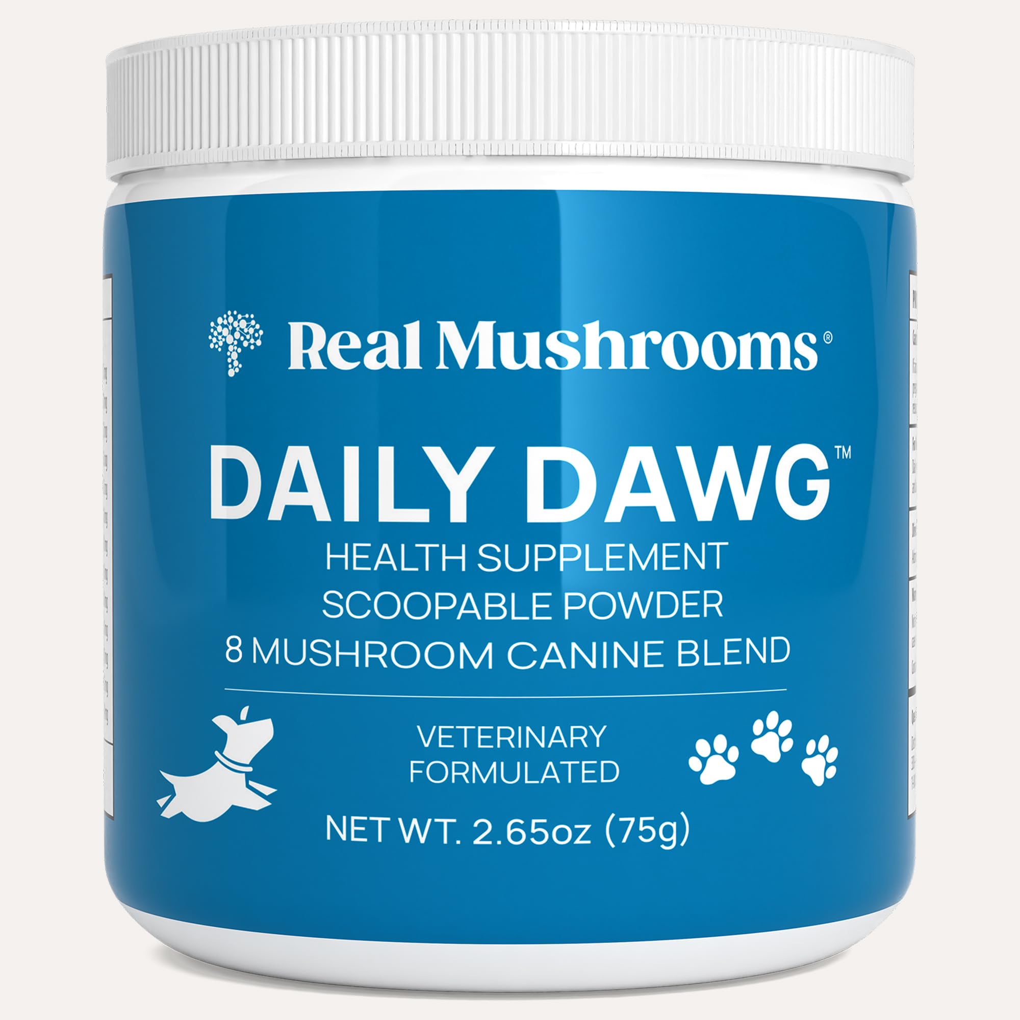 Foto 2 pulgar | Suplemento Real Mushrooms Whole Dog Health Para Perros 75 G - Venta Internacional.