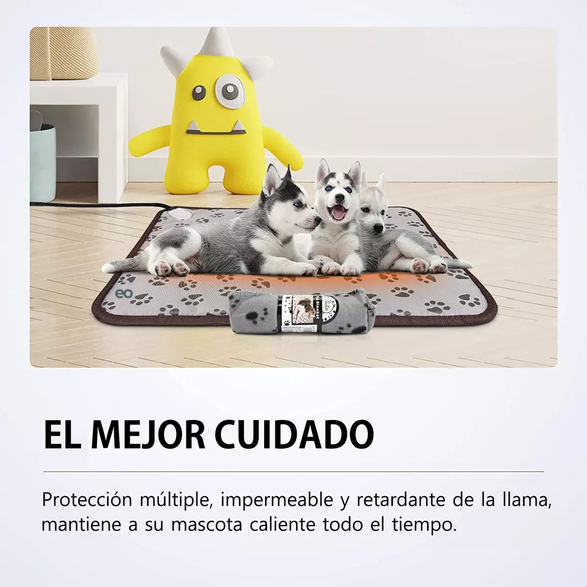 Foto 5 pulgar | Manta con Calefactor Térmica Eléctrica para Mascota Eo Safe Imports Esi-10872-1 Multicolor