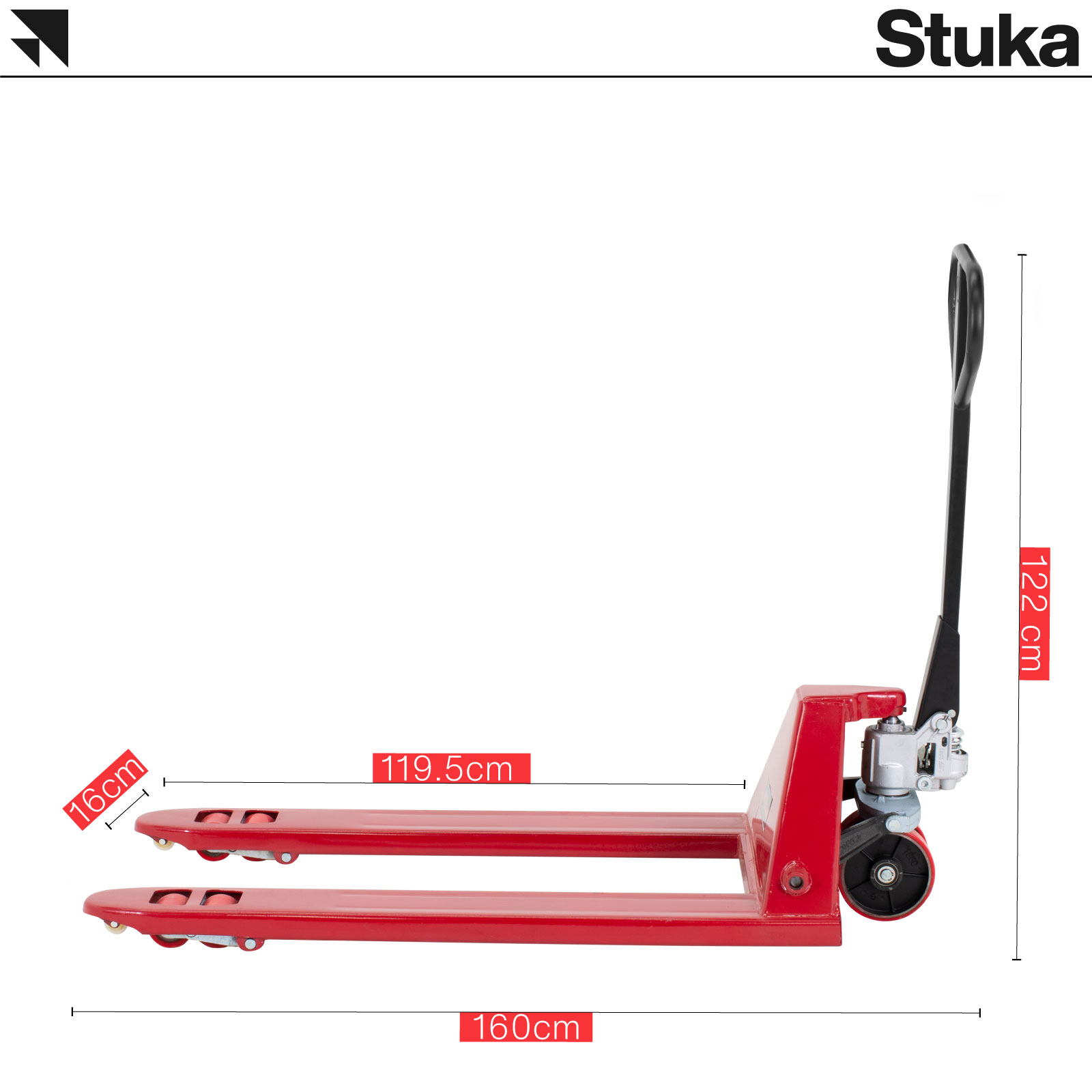 Foto 3 | Patín Hidráulico Stuka St-PAH56 Estándar para Tarimas de 2.5 Toneladas