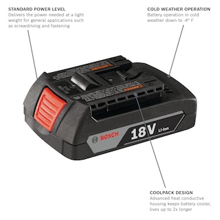Foto 2 | Kit De Inicio Bosch Gxs18v-23b21 De 18 V Con 2 Baterías De 1,5 Ah - Venta Internacional.