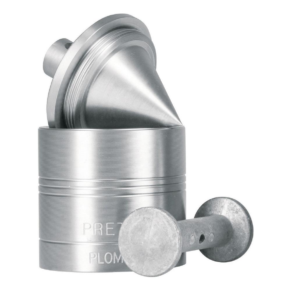 Plomada De Zinc Centro Rectificado #4 Pretul Plom-4z