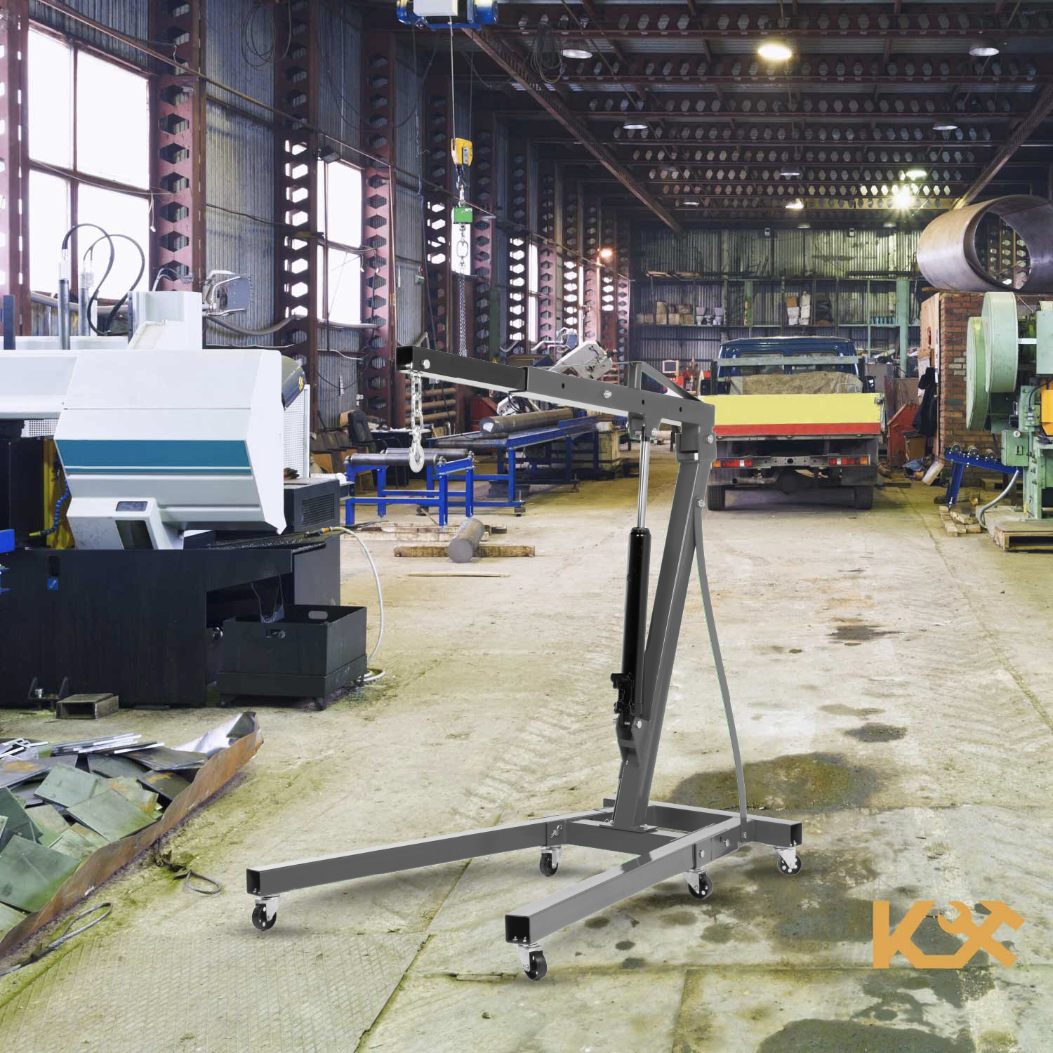 Foto 7 | Pluma Hidráulica Plegable para Motor Kingsman KMPL2T 2 Ton
