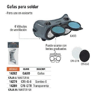 Foto 2 | Gafas Para Soldar Marca Truper