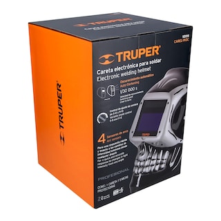 Foto 3 | Careta Truper Calavera color Negro Electrónica para Soldar Sombra 9 a 13