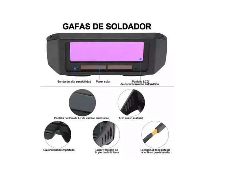 Foto 4 pulgar | Lentes para Soldar Linium Industrial Electrónica
