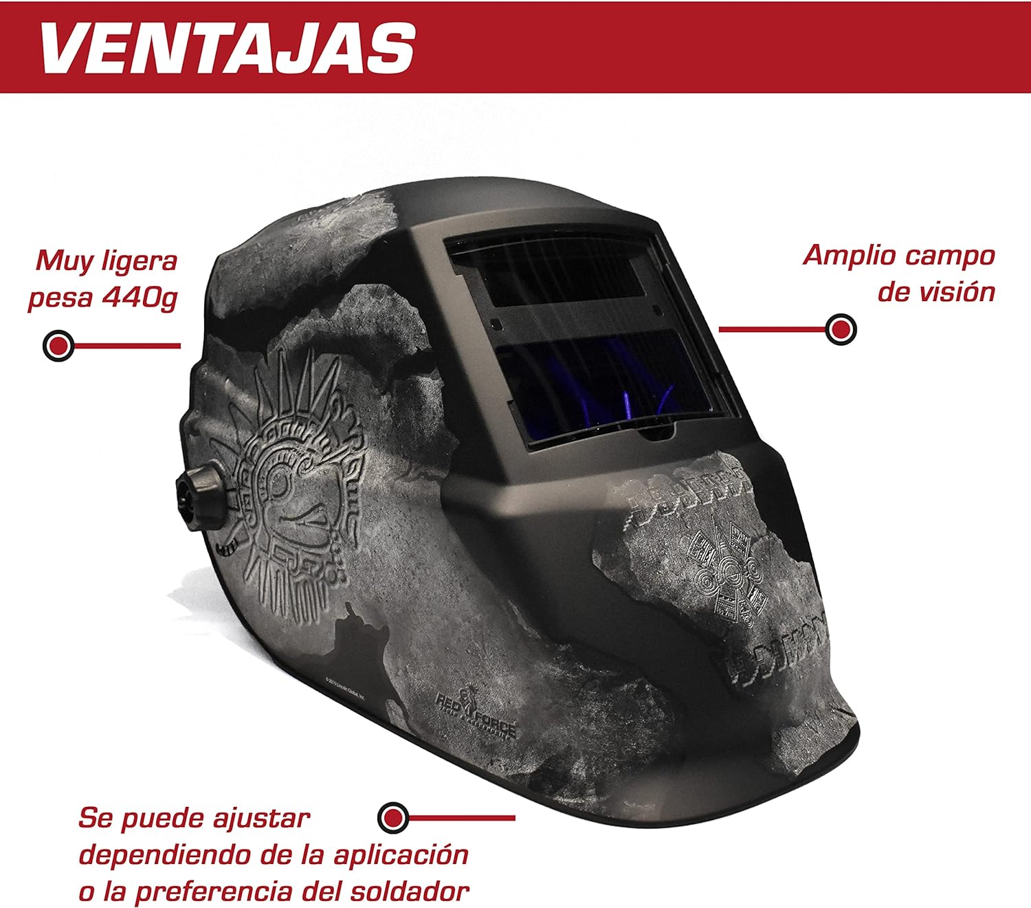 Foto 4 pulgar | Careta Electrónica Aztek Lincoln Electric