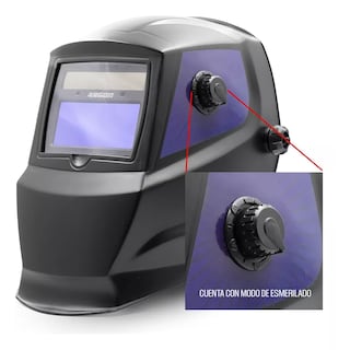 Foto 2 | Careta Soldador Electrónica Argón Soldar Casco Sombra Eo Safe Imports Esi-17112 Negro