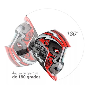 Foto 3 | Careta De Soldar Uso Industrial Soldadura Electronica Diseño Luchador Eo Safe Imports Esi-17108 Multicolor