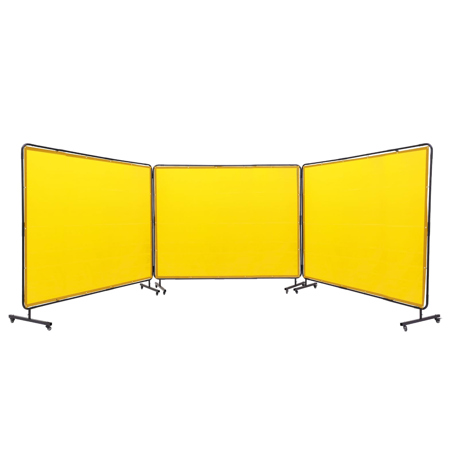 Foto 2 pulgar | Pantalla De Soldadura Vevor De 3 Paneles De 1,8 M X 2,4 M Con Marco Amarillo - Venta Internacional.