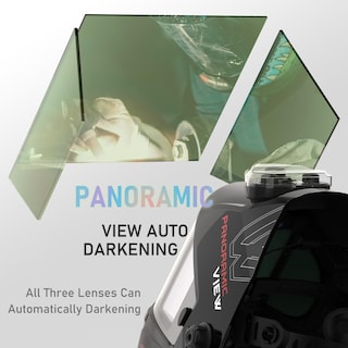 Foto 5 | Casco De Soldadura Yeswelder De Oscurecimiento Automático Con 6 Sensores De Arco - Venta Internacional.