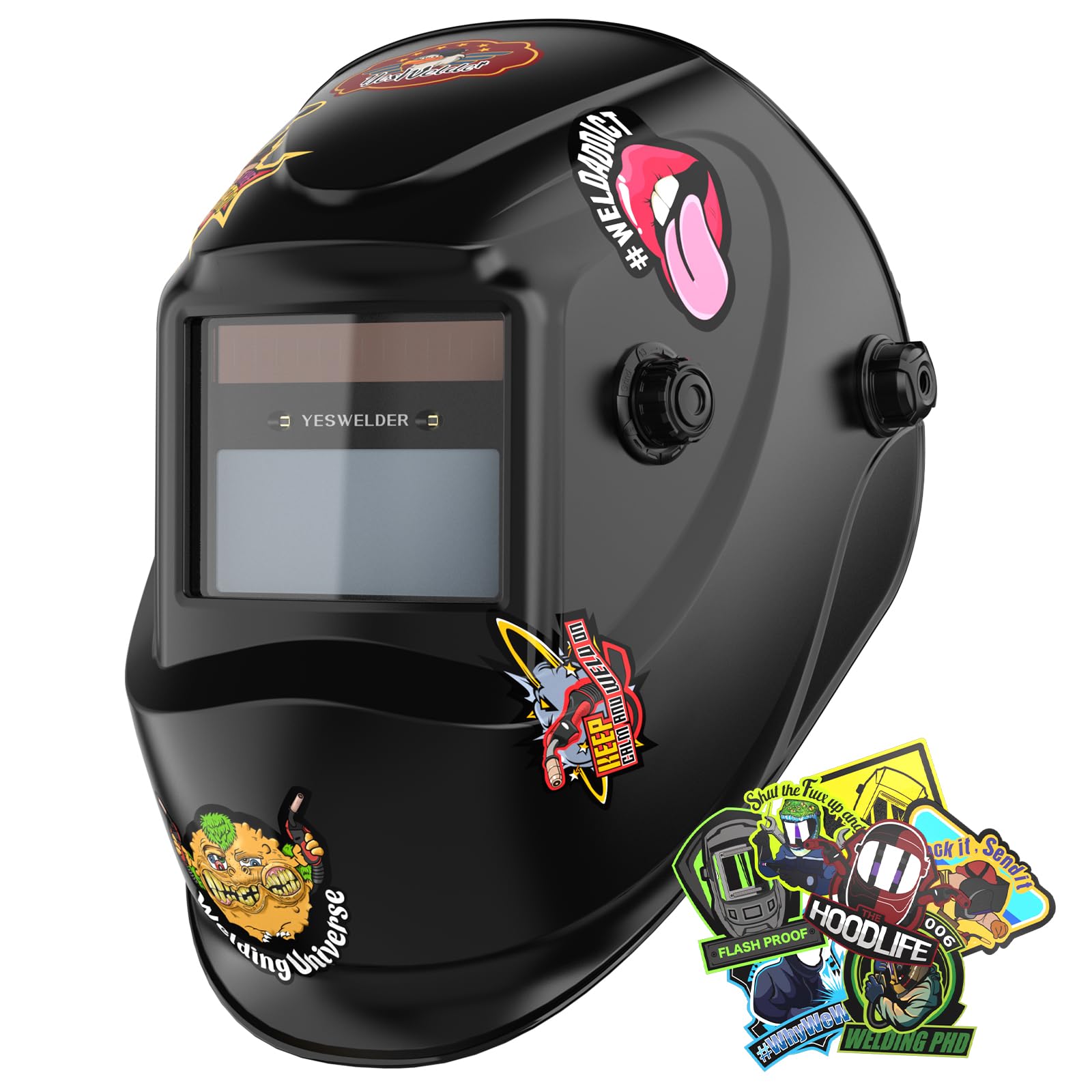 Casco De Soldadura Yeswelder True Color Auto Darkening Lyg-l500a-w - Venta Internacional. $1,113
