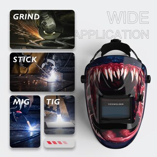 Foto 5 | Casco De Soldadura Yeswelder True Color Auto Darkening Lyg-l500a-vm - Venta Internacional.
