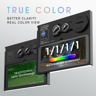 Foto 6 | Casco De Soldadura Yeswelder True Color Auto Darkening Lyg-l500a-vm - Venta Internacional.