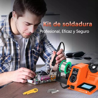 Foto 3 | Estación De Soldadura 2 En 1 Para Soldadura De Aire Caliente Eo Safe Imports Esi-12054 Naranja