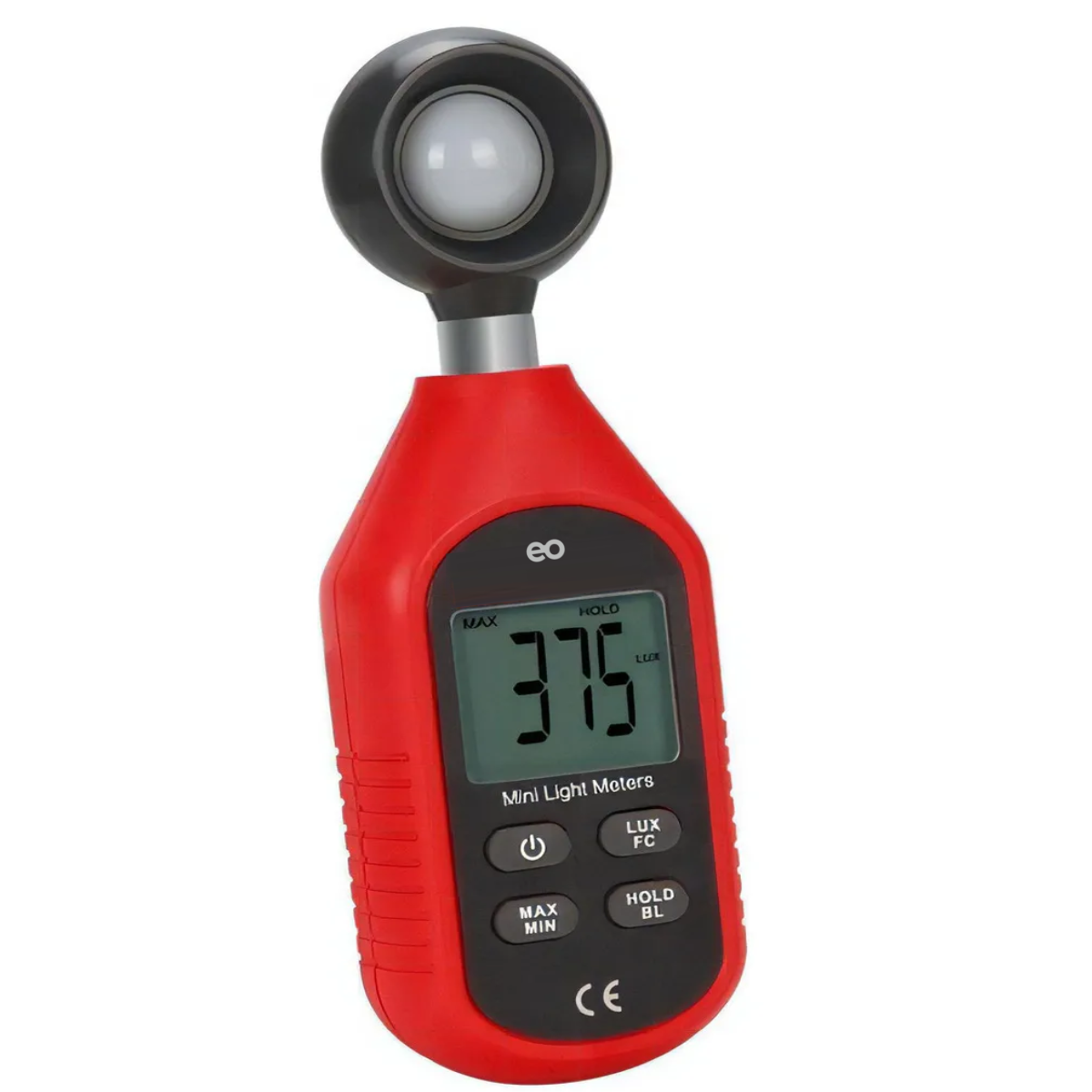 Foto 2 pulgar | Mini Medidor De Luz Luxómetro Digital. Eo Safe Imports Esi-19416 Rojo