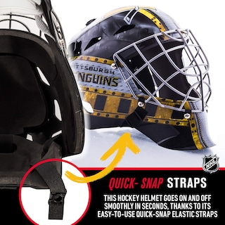Foto 5 | Casco de Portero Franklin Sports Pittsburgh Penguins NHL - Venta Internacional