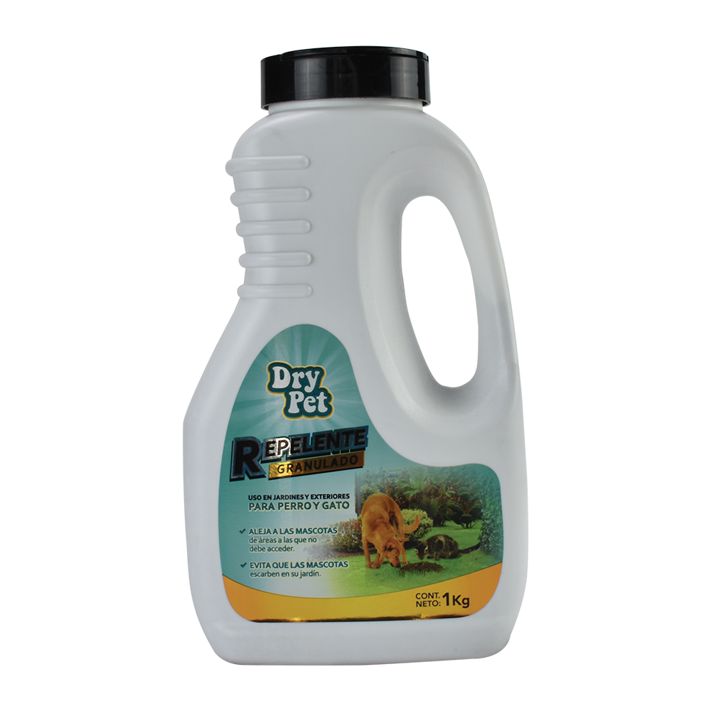 Repelente Granulado Dry Pet FL3902 para Alejar a Perros y Gatos 1 Kilo
