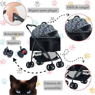 Foto 3 | Carriola para Mascotas Komfort Multiusos