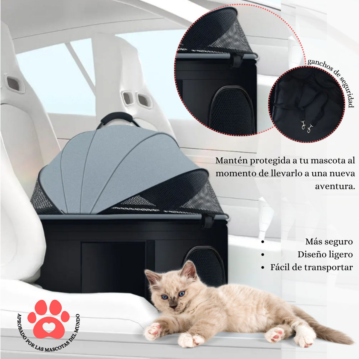 Foto 4 | Carriola para Mascotas Komfort Multiusos
