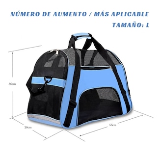 Foto 2 | Transportadora Para Perro Gatos Viaje Mascota Bolsa Portátil