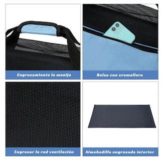 Foto 4 | Transportadora Para Perro Gatos Viaje Mascota Bolsa Portátil