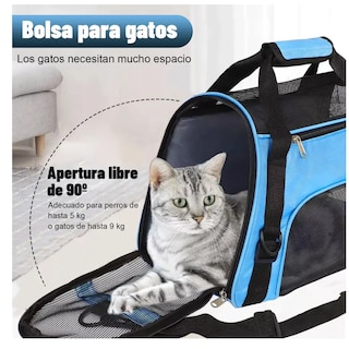Foto 5 | Transportadora Para Perro Gatos Viaje Mascota Bolsa Portátil